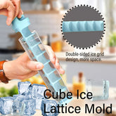 Ice Cube Tray Mold Bin With Lid Scoop